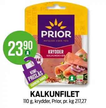 Kiwi Prior kalkunskiver krydder tilbud