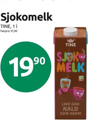 Joker Tine sjokolademelk tilbud