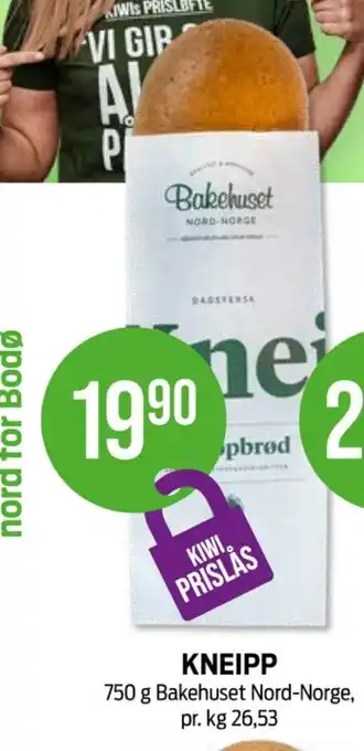 Kiwi Bakehuset kneipp tilbud