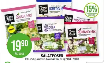 Kiwi Grønn og frisk salat tilbud