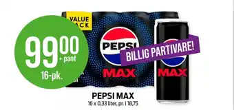 Kiwi Pepsi max brus tilbud