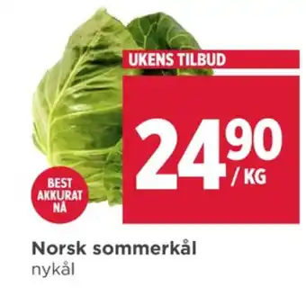 Meny Ukjent nykål tilbud