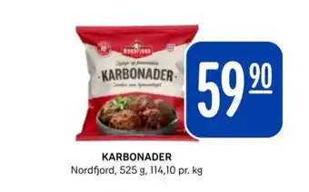 Rema 1000 Nordfjord karbonader tilbud