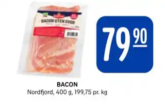 Rema 1000 Nordfjord baconskiver tilbud
