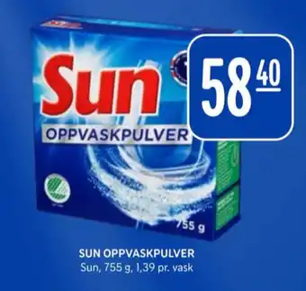 Rema 1000 Sun maskinoppvask - pulver tilbud