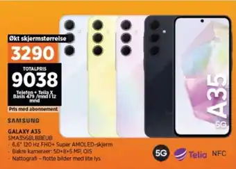 POWER GALAXY A35 SMA356BLBBEUB tilbud