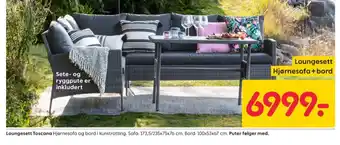 Rusta Ukjent loungesett tilbud