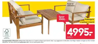 Rusta Ukjent loungesett tilbud