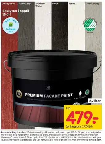Rusta Ukjent maling tilbud