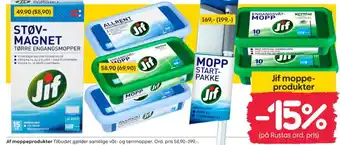 Rusta Jif støvkost tilbud