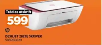 POWER DESKJET 2823E SKRIVER 588R6B629 tilbud