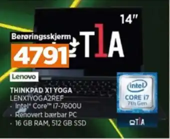 POWER THINKPAD X1 YOGA LENXIYOGA2REF tilbud