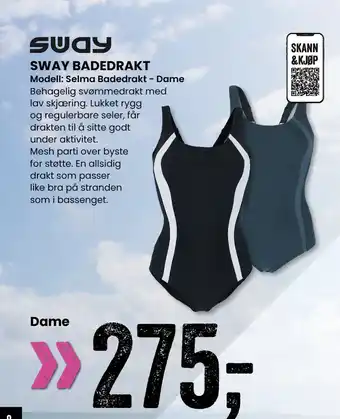 Sport Outlet SWAY BADEDRAKT tilbud