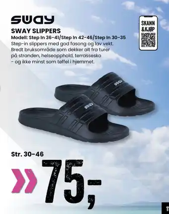 Sport Outlet SWAY SLIPPERS tilbud