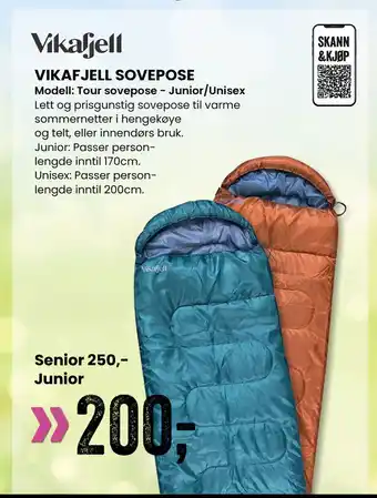 Sport Outlet VIKAFJELL SOVEPOSE tilbud