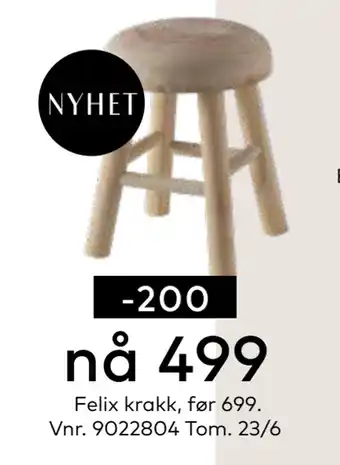 Skeidar Felix krakk tilbud
