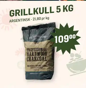 Holdbart GRILLKULL 5 KG tilbud