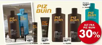 Sparkjøp ALT FRA PIZ BUIN tilbud
