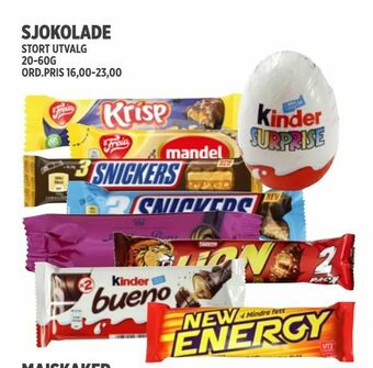 Jacobs Sjokolade tilbud