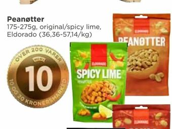 Meny Peanøtter tilbud