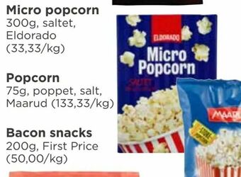 Meny Micro popcorn tilbud