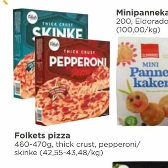Meny Folkets pizza tilbud
