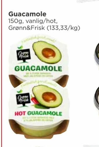 Meny Guacamole tilbud