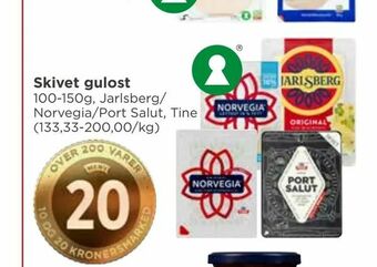 Meny Skivet gulost tilbud