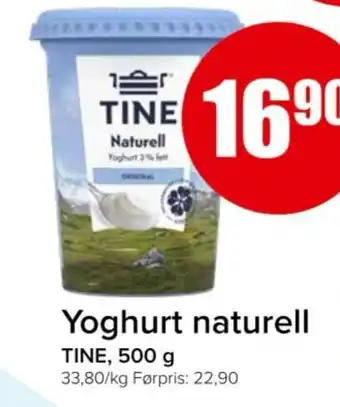 Spar Yoghurt naturell tilbud