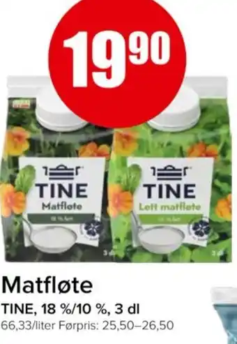 Spar Matfløte tilbud