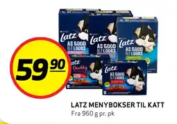 Bunnpris LATZ MENYBOKSER TIL KATT tilbud