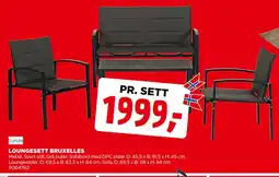 jem & fix LOUNGESETT BRUXELLES tilbud