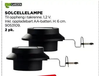 jem & fix SOLCELLELAMPE tilbud