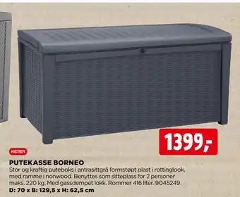 jem & fix PUTEKASSE BORNEO tilbud