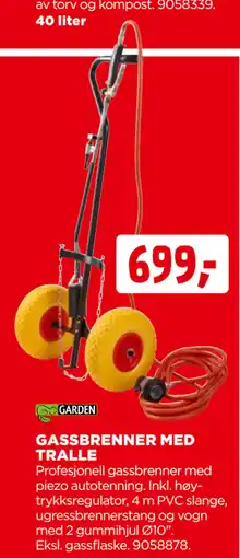 jem & fix GASSBRENNER MED TRALLE tilbud