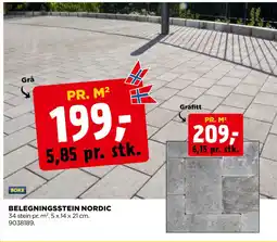 jem & fix BELEGNINGSSTEIN NORDIC tilbud