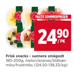 Meny Frisk snacks - sunnere smågodt tilbud