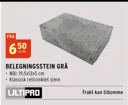BELEGNINGSSTEIN GRÅ