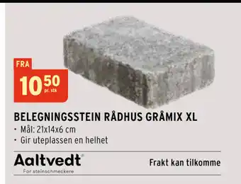 Montér BELEGNINGSSTEIN RÅDHUS GRÅMIX XL tilbud