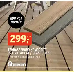 Montér TERRASSEBORD KOMPOSITT PRAIRIE WHEAT / SEASIDE MIST tilbud