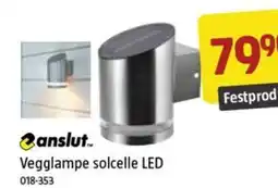 Vegglampe solcelle LED