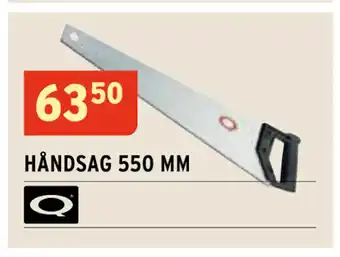 Montér HÅNDSAG 550 MM tilbud