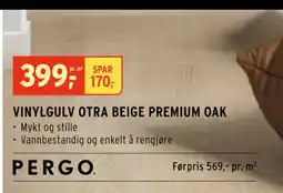 Montér VINYLGULV OTRA BEIGE PREMIUM OAK tilbud