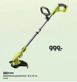 Jula Batteridrevet gresstrimmer 18 V, 30 cm tilbud