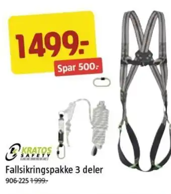 Jula Fallsikringspakke 3 deler tilbud