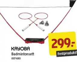 Jula KAYOBA Badmintonsett tilbud