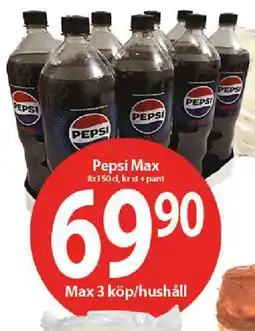 MaxiMat Charlottenberg Pepsi Max tilbud