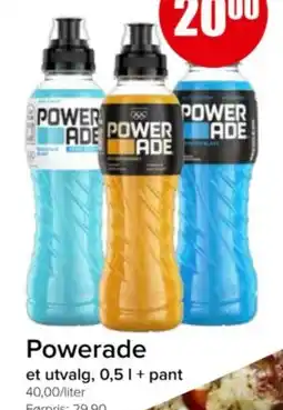 Spar Powerade tilbud