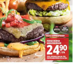 Meny FERSK NORSK ANGUSBURGER tilbud