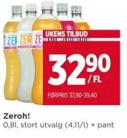 Meny Zeroh! tilbud